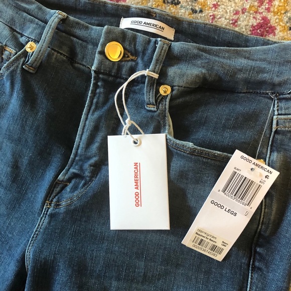 NWT Good American Good Legs High Rise Skinny Jeans Size 0 $171 - Picture 6 of 15